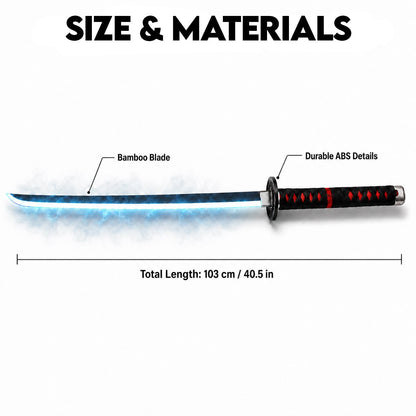 Katana with Realistic Vapor Effect & RGB LED Lights