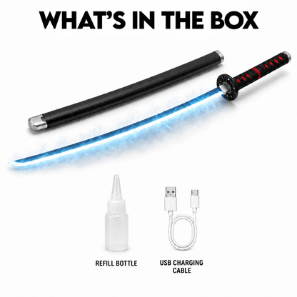 Katana with Realistic Vapor Effect & RGB LED Lights