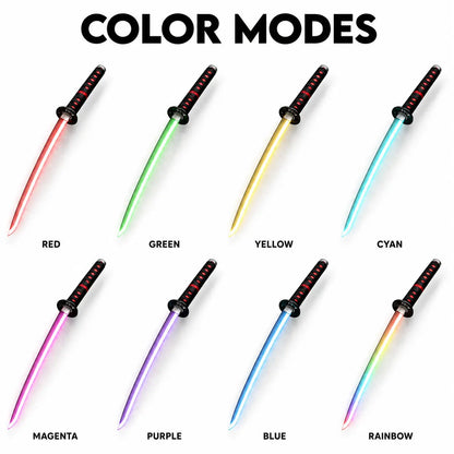 Katana with Realistic Vapor Effect & RGB LED Lights